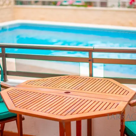 度假居 Tarracohomes-th03 Acogedor Piso En Con Piscina Cerca De La Playa 萨洛